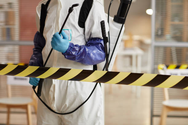 Professional Unattended Death Cleanup technician working in Osceola, WI